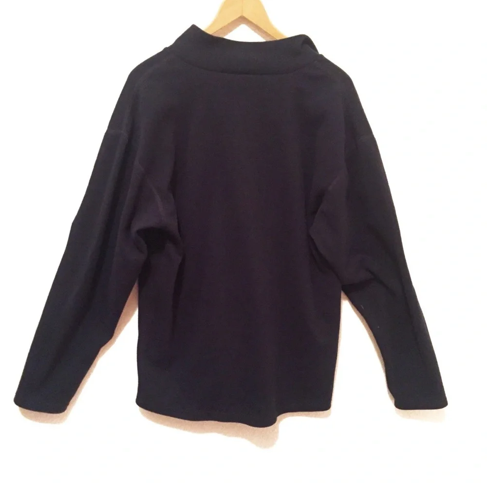 The North Face Mens Fleece 1/4 Zip Navy Blue M